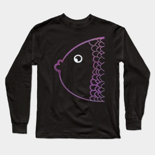 Colorful karp rainbow purple Long Sleeve T-Shirt